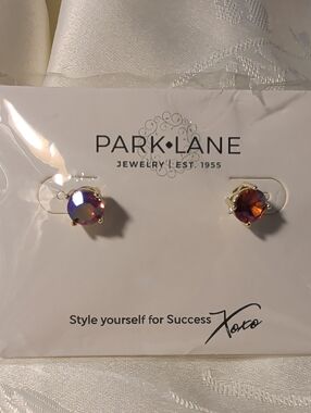 Park Lane Iridescent Coral Earrings